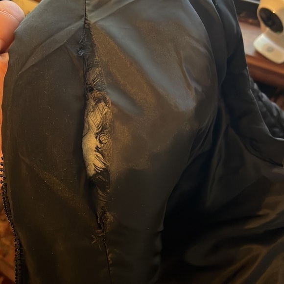 Wet Seal Black Gray Pink Vest Jacket Coat Zipper Front Woman's Size small Top - Picture 3 of 3